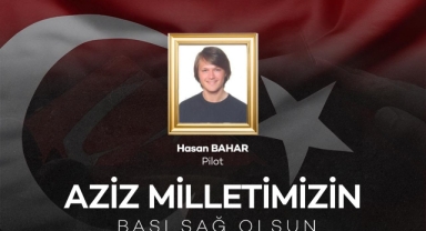 Vali Serdengeçti’den Şehit Pilot Hasan Bahar İçin Taziye Mesajı