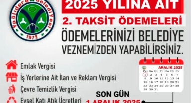 Yağlıdere Belediyesi’nden Vergi Ödemeleri Uyarısı
