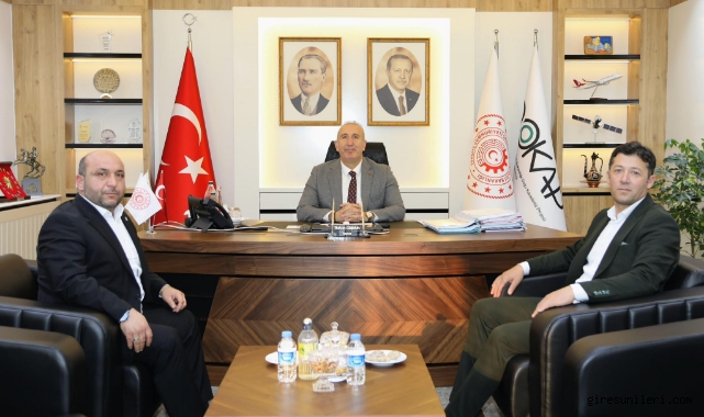 AK Parti Alucra İlçe Teşkilatından DOKAP Başkanlığı’na Ziyaret