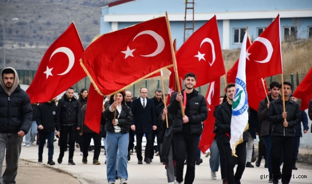 Alucra’da Sarıkamış Şehitleri Anısına Anlamlı Yürüyüş
