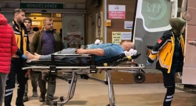 Asansör montajı yapan tekniker elektrik akımına kapıldı