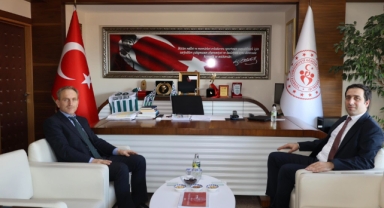 Bulancak Kaymakamı Tuncer’den, Müdür Ergün’e İade-i Ziyaret