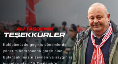 Bulancakspor’dan Ali Taşdemir’e Teşekkür