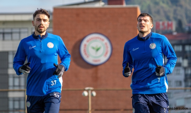 Çaykur Rizespor, Gaziantep FK maçının hazırlıklarına başladı