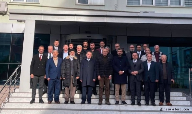 Cumhurbaşkanı Başdanışmanı İsrafil Kışla, Giresun'da STK'larla Buluştu