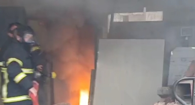 Demir atölyesinde patlama!