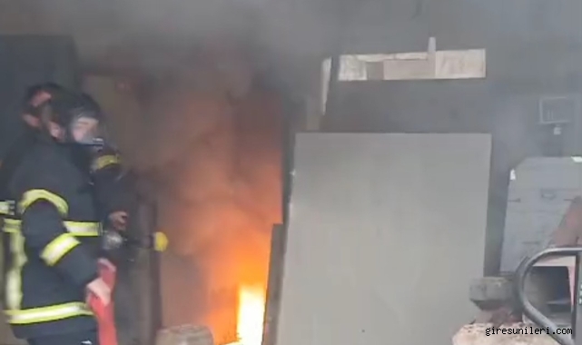 Demir atölyesinde patlama!