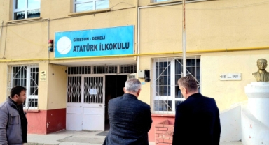 Dereli İlçe Millî Eğitim Müdürü Öztürk'ten Atatürk İlkokulu'na Ziyaret