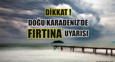 Doğu Karadeniz İçin Alarm... O Tarihlere Dikkat! Kuvvetli Rüzgâr ve Fırtına Geliyor