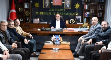 DOKAP Başkanı Gültekin’den AK Parti Giresun İl Başkanlığına Ziyaret