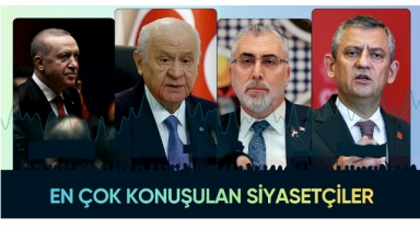 En Çok Konuşulan Siyasetçiler Belli Oldu!