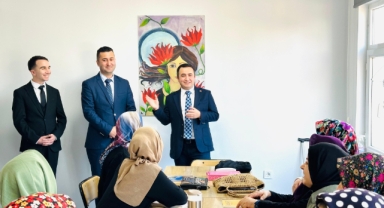 Espiye’de ADEM Kurslarına Büyük İlgi: Kaymakam Kavanoz Çalışmaları Yerinde Gördü