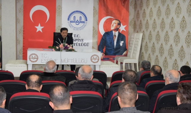 Espiye’de Din Hizmetleri Masaya Yatırıldı