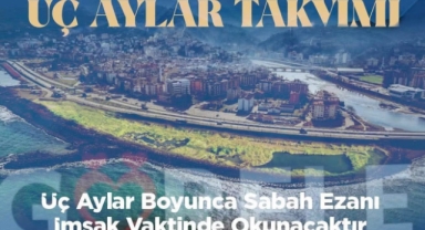 Espiye İlçe Müftülüğü Üç Ayları Tebrik Etti