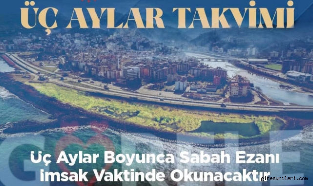 Espiye İlçe Müftülüğü Üç Ayları Tebrik Etti