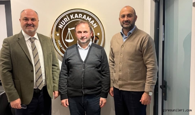 Giresun’da AK Parti Heyetinden Meclis Üyesi Av. Nuri Karaman’a Umre Tebriği