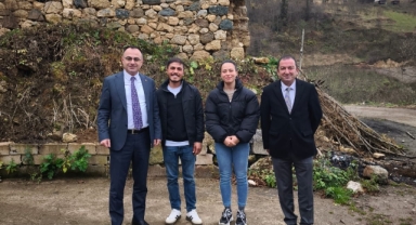 Giresun'da Genç Çiftçilere Örnek Olan Sarıaydın Ailesine İl Müdürü Yılmaz’dan Tebrik Ziyareti