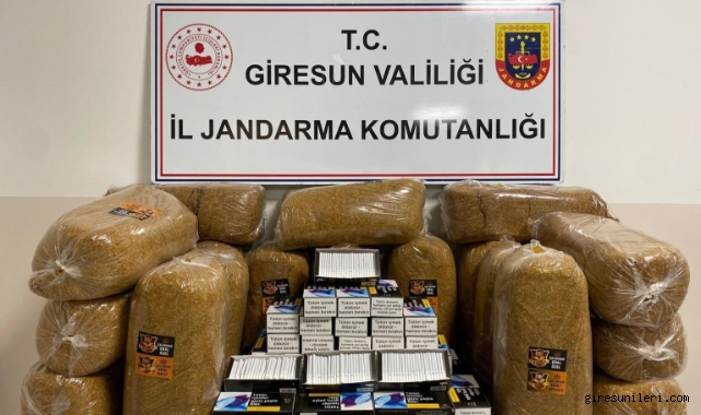 Giresun'da Kaçak Tütün Operasyonu! 11 Bin Sigara Ele Geçirildi