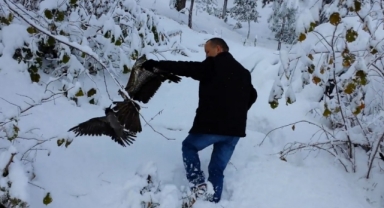 Giresun’da Karlar Üzerinde Yaşam Mücadelesi! O Anlar Kamerada