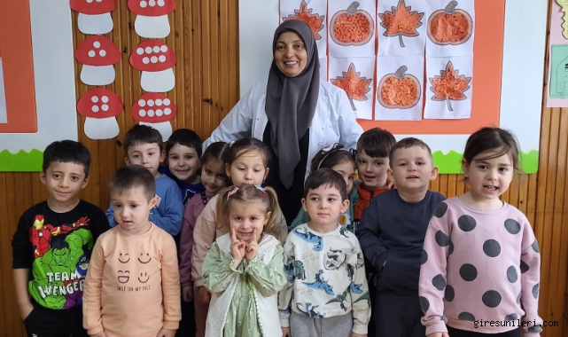 Giresun'da Minik Öğrencilere Sağlıklı Beslenme ve Hijyen Eğitimi Verildi