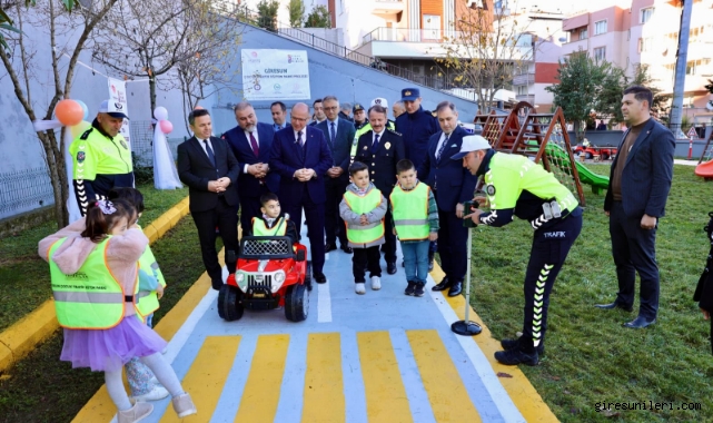 Giresun'da Miniklere Trafik Bilinci Aşılayacak Park Hizmete Girdi!