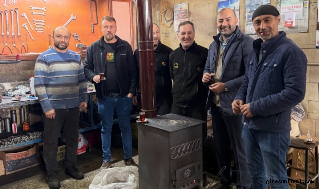 Giresun'da Sanayiye Cuma Ziyareti: Başkan Civelekoğlu Esnafın Nabzını Tuttu