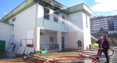 Giresun Gençlik ve Spor İl Müdürlüğü Ek Hizmet Binasında Yangın Paniği