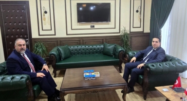 Giresun İl Özel İdaresi Genel Sekreteri Erener’den, Kaymakam Gövercin’e Hayırlı Olsun Ziyareti