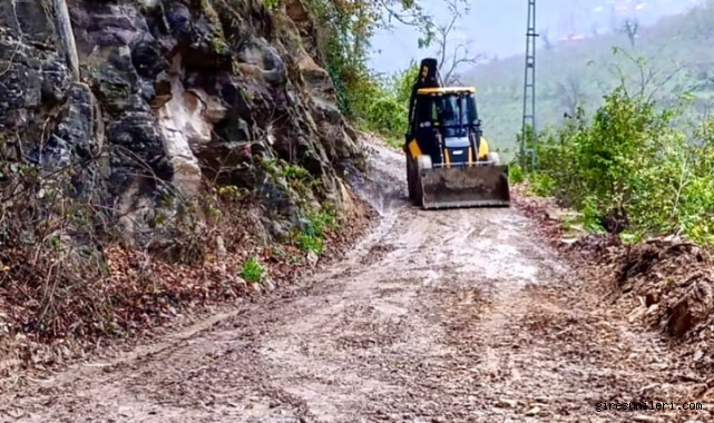 Giresun İl Özel İdaresi’nden Aralıksız Heyelan Mesaisi