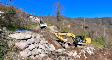 Giresun İl Özel İdaresi’nden Heyelanlara Hızlı Müdahale