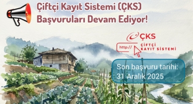 Giresun İl Tarım ve Orman Müdürlüğünden Çiftçilere ÇKS Hatırlatması