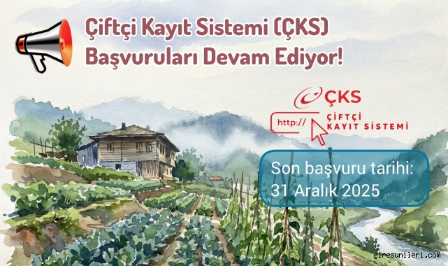 Giresun İl Tarım ve Orman Müdürlüğünden Çiftçilere ÇKS Hatırlatması