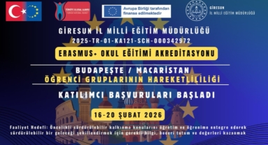 Giresun Öğrencilerine Uluslararası Fırsat