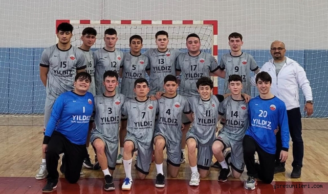 Giresun Spor Lisesi’nden Hentbolda Namağlup Grup Birinciliği