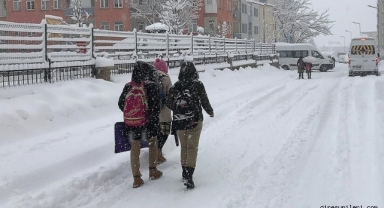Giresun'un Çamoluk ilçesinde eğitime ara verildi