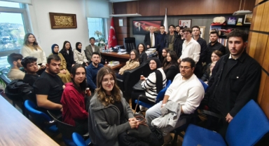 Giresun Üniversitesi Çevre Topluluğu Öğrencileri TBMM’de Milletvekili Elmas ile Buluştu