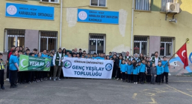 Giresun Üniversitesi Gönüllülerinden Dünya Gönüllüler Günü'nde Anlamlı Okul Ziyareti
