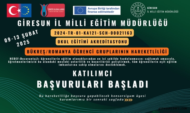 Giresunlu Öğrenciler İçin Yurtdışı Eğitim Fırsatı