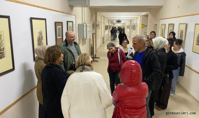 “Gravürlerle Doğanın Nefesi” Sergisi Giresun Üniversitesi’nde Sanatseverlerle Buluştu