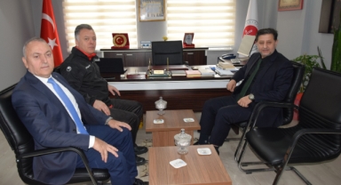 Kurum Müdürlerinden Espiye Müftüsü Özgül'e Hayırlı Olsun Ziyareti