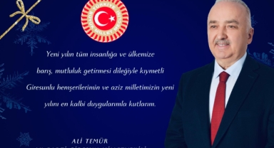 Milletvekili Ali Temür’den Yeni Yıl Mesajı