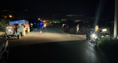Motosiklet ile traktör çarpıştı: 1 kişi hayatını kaybetti
