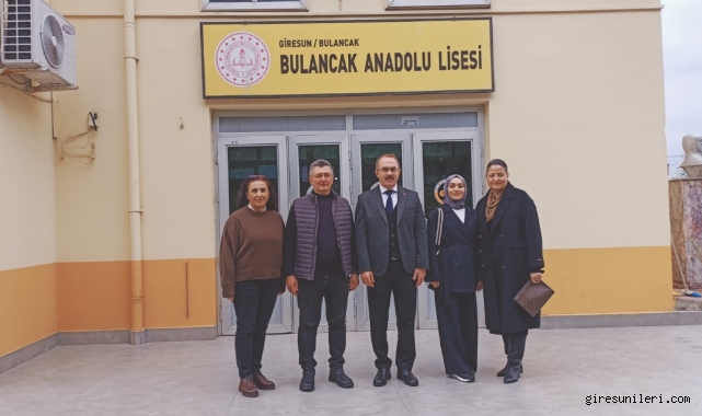 Müdür Bulut’tan Bulancak Anadolu Lisesi’ne Ziyaret