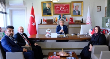 Müftü Kılıçbay, Aile ve Sosyal Hizmetler İl Müdürünü Ziyaret Etti