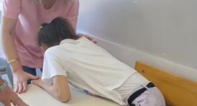 Özel Eğitim Okulunda Skandal Görüntüler! Öğrenciler Sıralara Bağlanmış