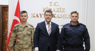 Özel Harekat Komutanlarından Piraziz Kaymakamlığı’na Ziyaret