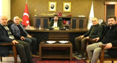 Piraziz Belediye Başkanı Ayyıldız’a Sendika Temsilcilerinden Ziyaret