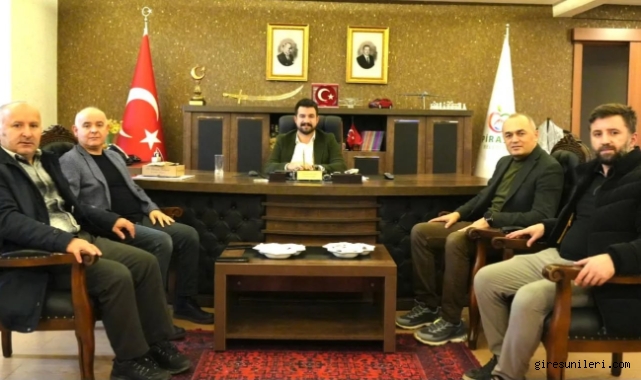 Piraziz Belediye Başkanı Ayyıldız’a Sendika Temsilcilerinden Ziyaret