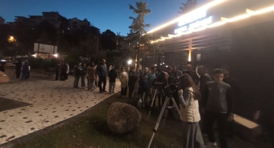 Piraziz’de Dolunay Büyüledi: Teleskop ve VR Etkinliğine Yoğun İlgi