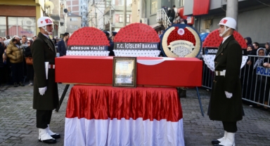 Rahatsızlanarak vefat eden asker, Giresun'da son yolculuğuna uğurlandı